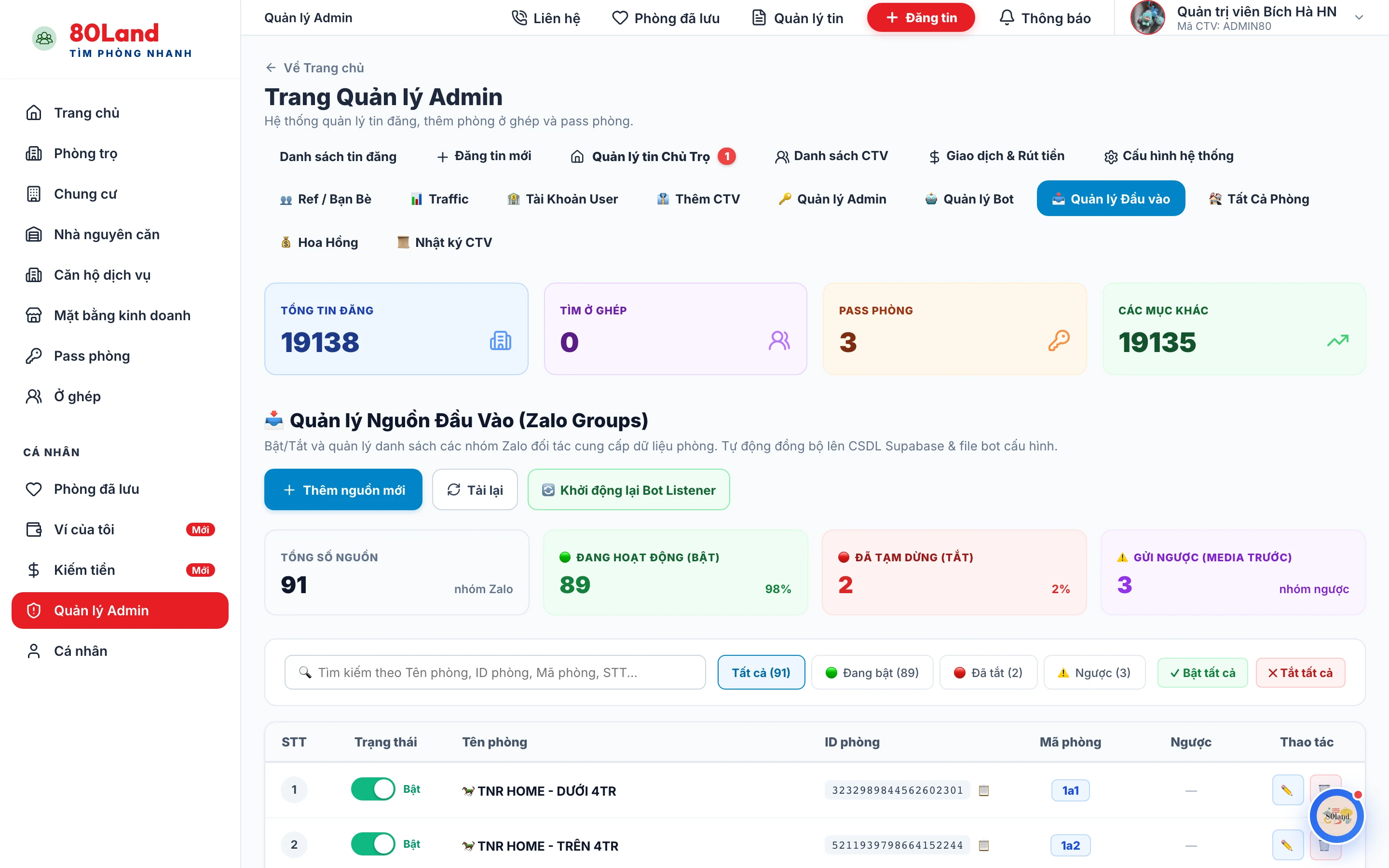 80Land — Smart Rental Platform & AI Bot Automation Gallery 3