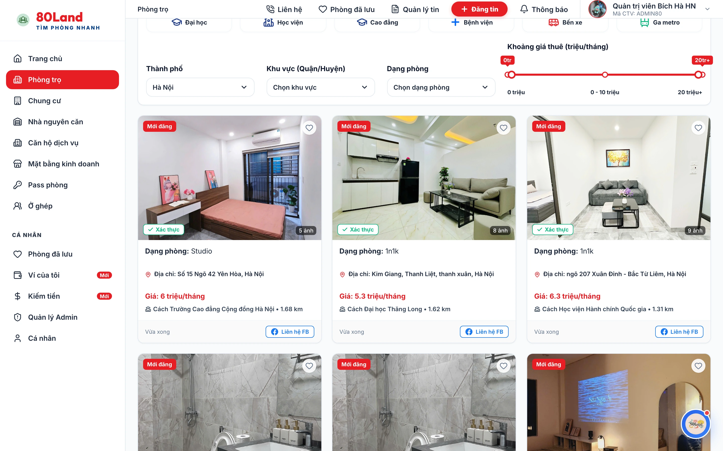 80Land — Smart Rental Platform & AI Bot Automation Gallery 6