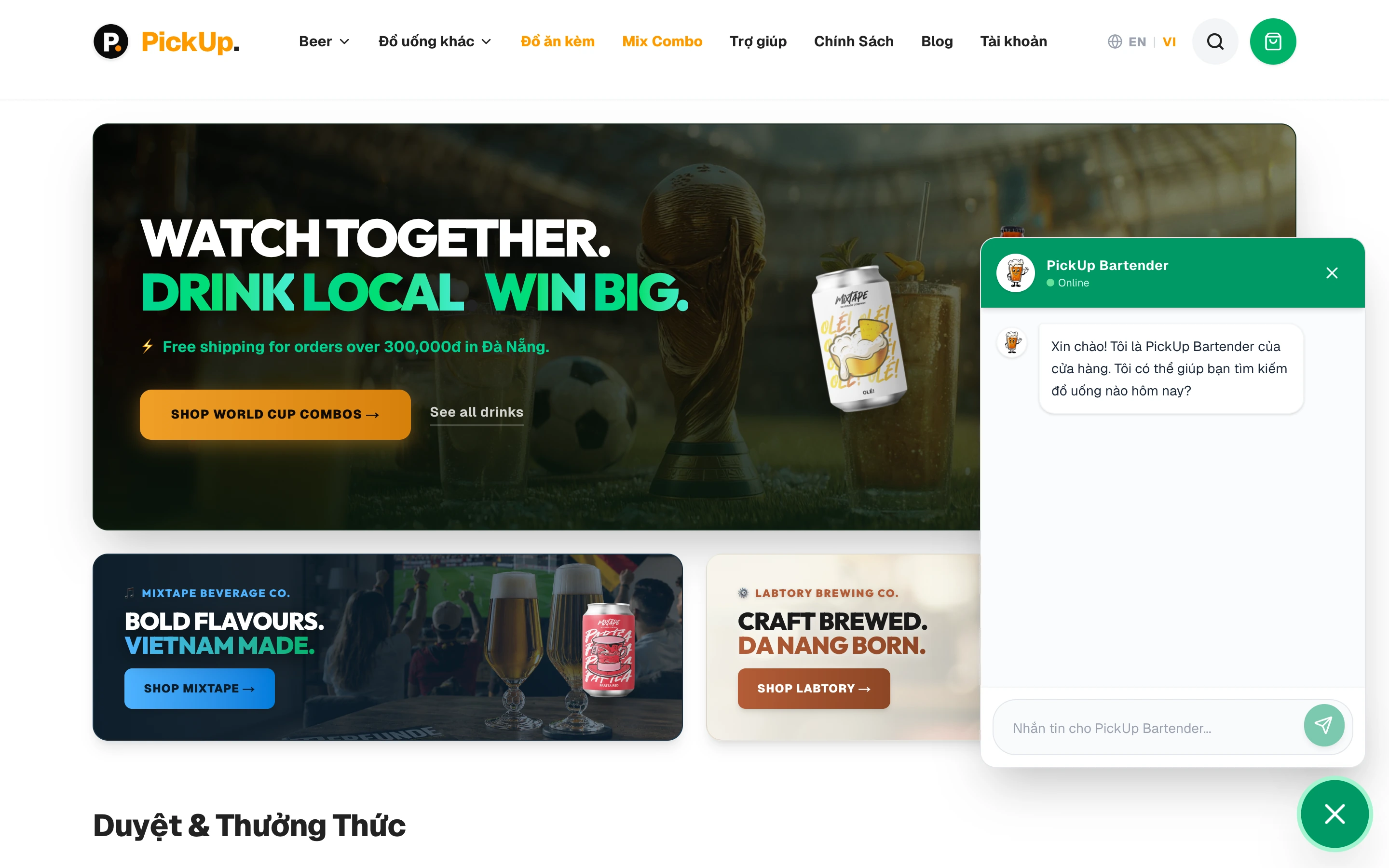 PickUp — Craft Beer & Beverage E-Commerce Platform Gallery 2
