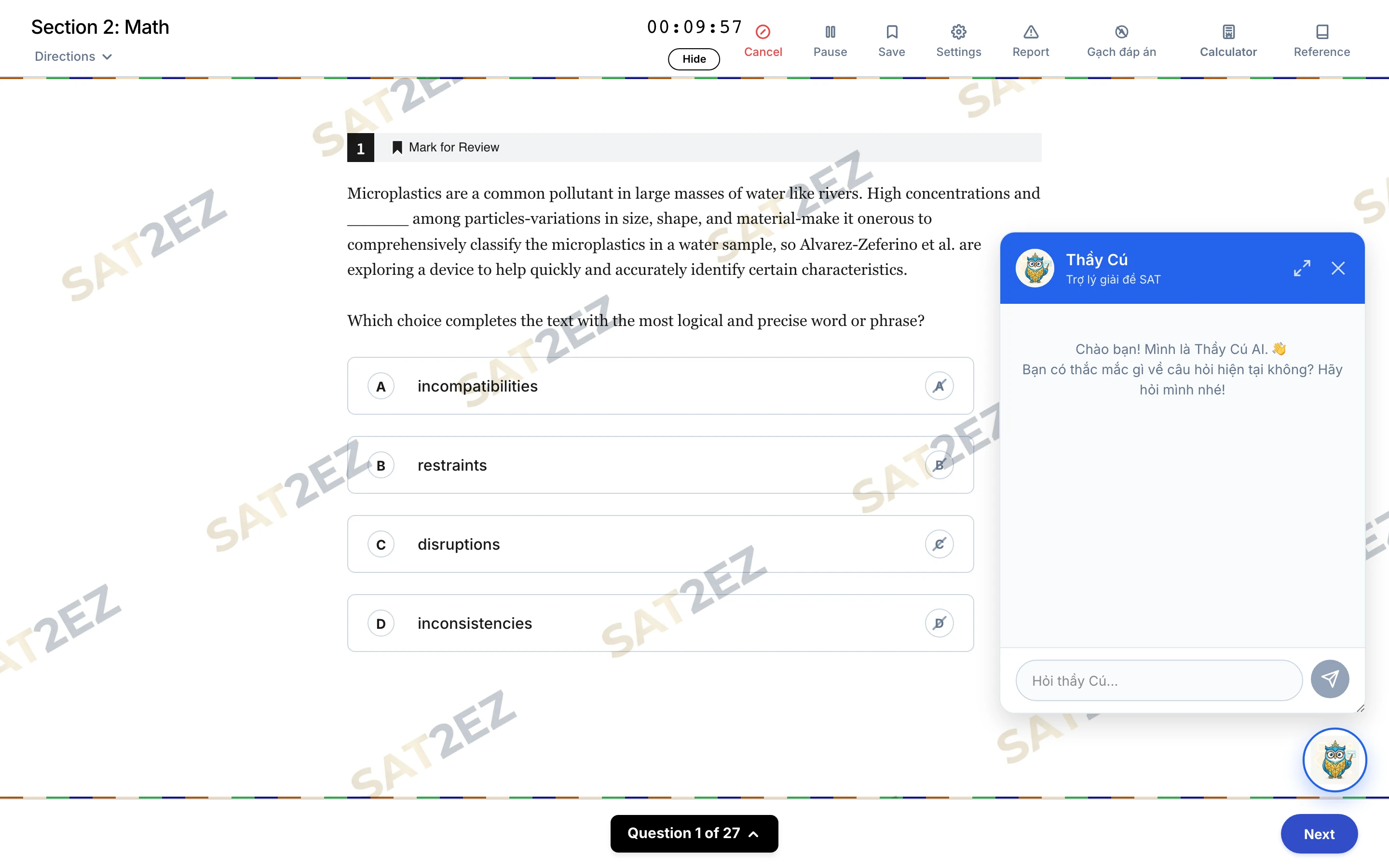 SAT2EZ — Digital SAT Prep & Exam Platform Gallery 4